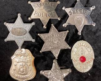 Vintage Toy Sheriffs Badges