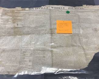 1854 Louisville Weekly Journal