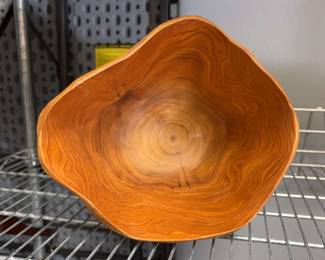 Carved Wood Bowl