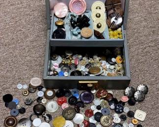 A Collection of Buttons Beads