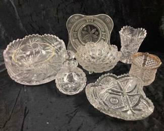 Crystal And Cut Glass Dishes 