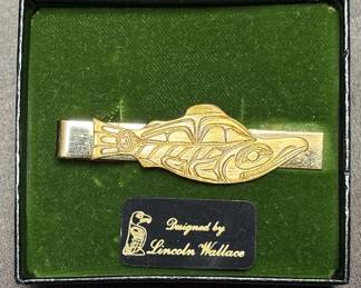 Lincoln Wallace 10K Tie Clip