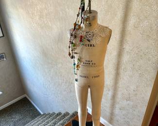 Wolf Professional Form -  girl. The  forms are made of high-quality fabric and includes a stand for display.