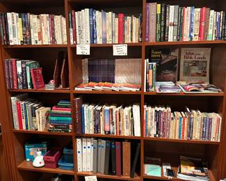 Bobble heads, Lots and Lots of Books