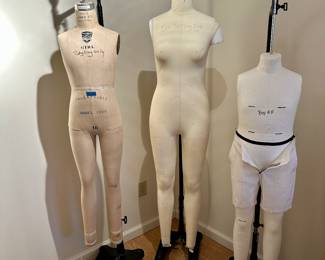  Professional Forms -  girl, woman and boy. Wolf Company  Iron Rolling Stands 