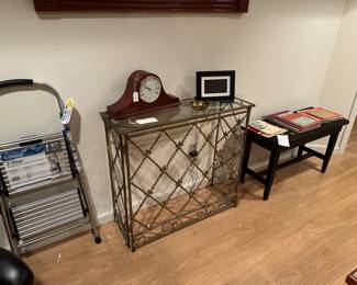 Glass Top Foyer Table 