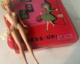 1962 Barbie and Vintage as is doll box
