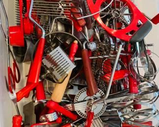 Vintage Kitchen Items with Bakelite Handles
