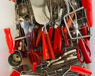 Vintage Kitchen Items with Bakelite Handles