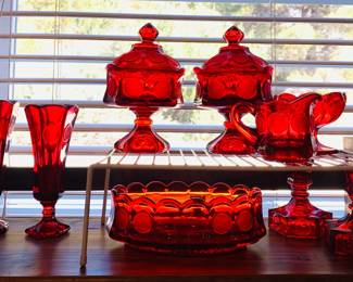 Ruby Red Coin Fostoria