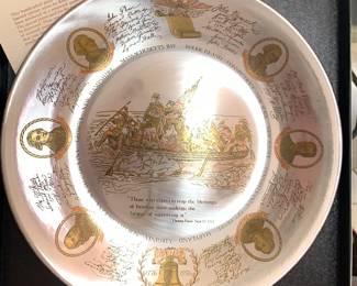 Reed & Barton Damascene Collector Plate