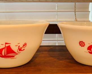McKee Sailboat Bowls