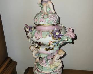 Antique porcelain urn