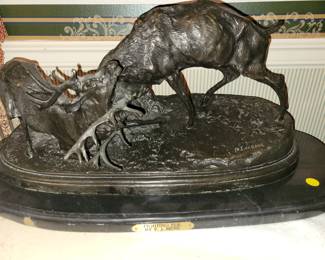 Bronze pieces - Remington & others