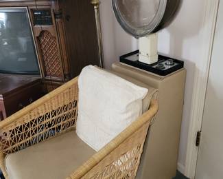 Vintage salon hair dryer chair