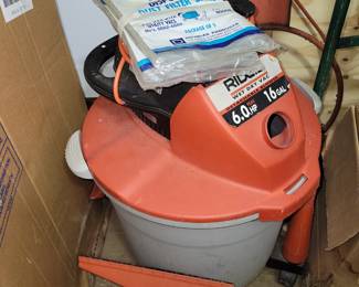 Ridgid shop vac