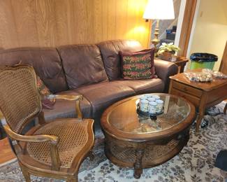 Leather sofa