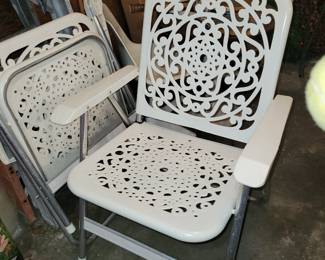 Cool vintage folding chairs