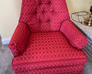 custom upholstered arm chair - two available