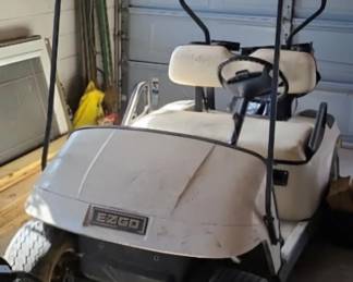 E Z Go battery powered golf cart
