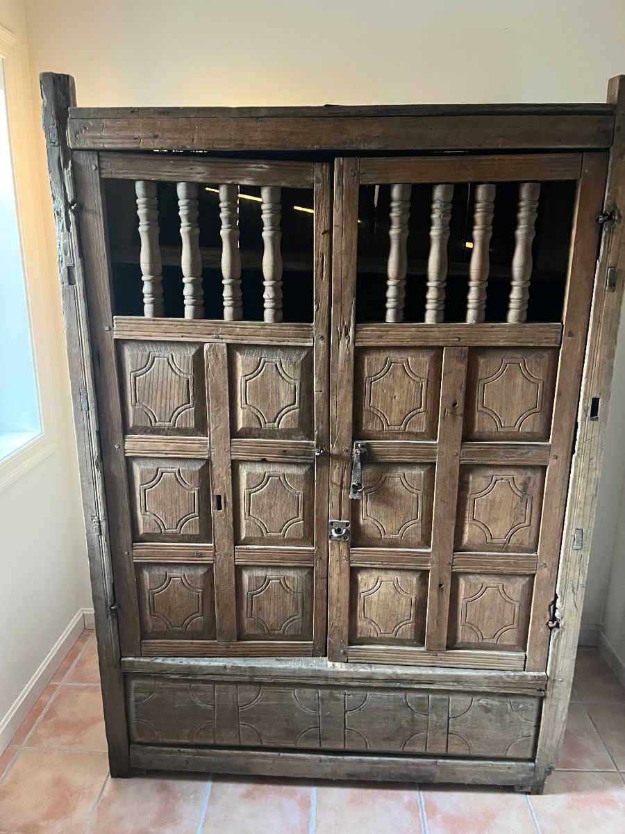 Antique Spanish Cedar Cabinet