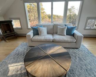 Contemporary Custom Sofa and Coffee Table