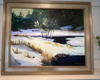 Original Acrylic Cape Marsh Scene