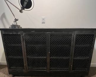Metal Industrial cabinet on wheels
