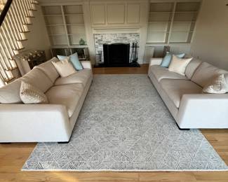 Custom Sofa's and Safavieh carpet