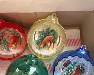 VINTAGE CHRISTMAS TREE ORNAMENTS