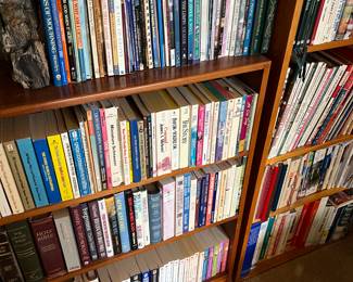 BOOKCASES, READER'S LIBRARY, COOKBOOKS, MAPS, ETC.