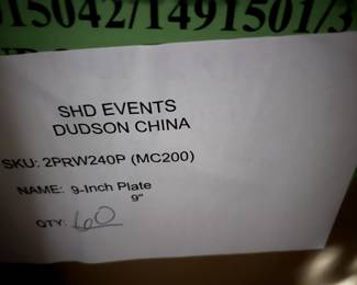 Lot 25 | (60) 9" Dudson 9 Inch Plate Plates
