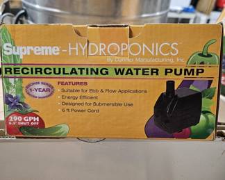 Lot 244 | Supreme-Hydroponics Recirculating Water Pump, 290
