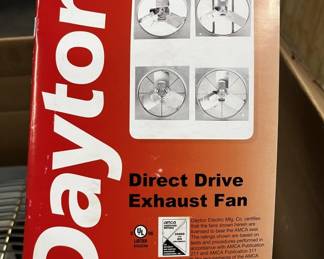 Lot 101 | Dayton Direct Drive Exhaust Fan
