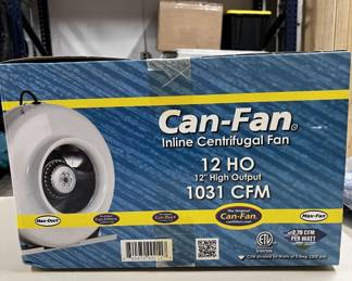 Lot 104 | Can-Fan Inline Centrifugal Fan, 12 HO, 12" High Output
