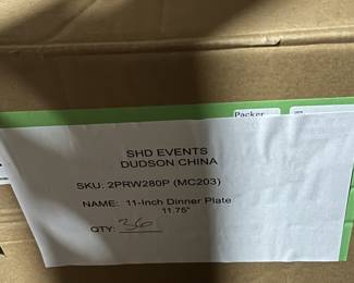 Lot 22 | (36) Dudson China 11.75" Dinner Plate Plates
