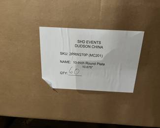 Lot 20 | (60) 10.75" Dudson China Dinner Plate
