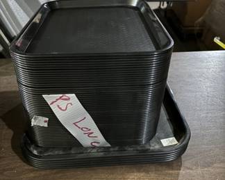Lot 71 | Stack of Smaller Cafeteria Trays
