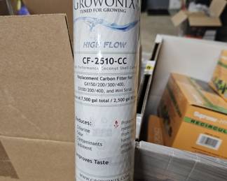 Growonix High Flow CF-2510-CC High Performance Coconut Shell Carbon Filter