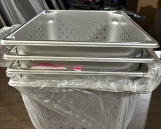 Lot 59 | NEW Steamer Basket Chaffers (4)
