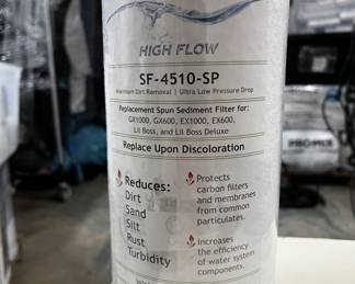 Growonix High Flow SF-4510-SP, Maximum Dirt Removal Ultra Low Pressure Drop Spun Sediment Filter 