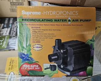 Lot 242 | Supreme-Hydroponics Recirculating Water & Air Pump
