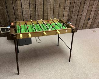 Foos ball table