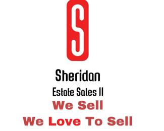 At Sheridan Estate Sales II we sell, we love to sell