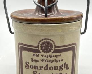 Sourdough Starter Crock w/ Wire Bail Lid Closure