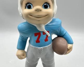 Vintage Atlantic Mold Smiley Football Figurine