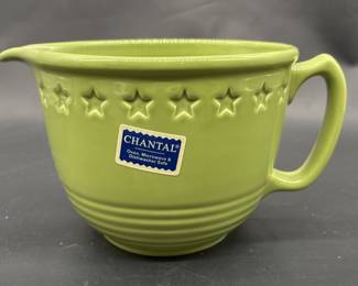 Chantal Ceramic Mixing Bowl w/ Handle & Spout