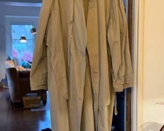 High fashion men's raincoat
