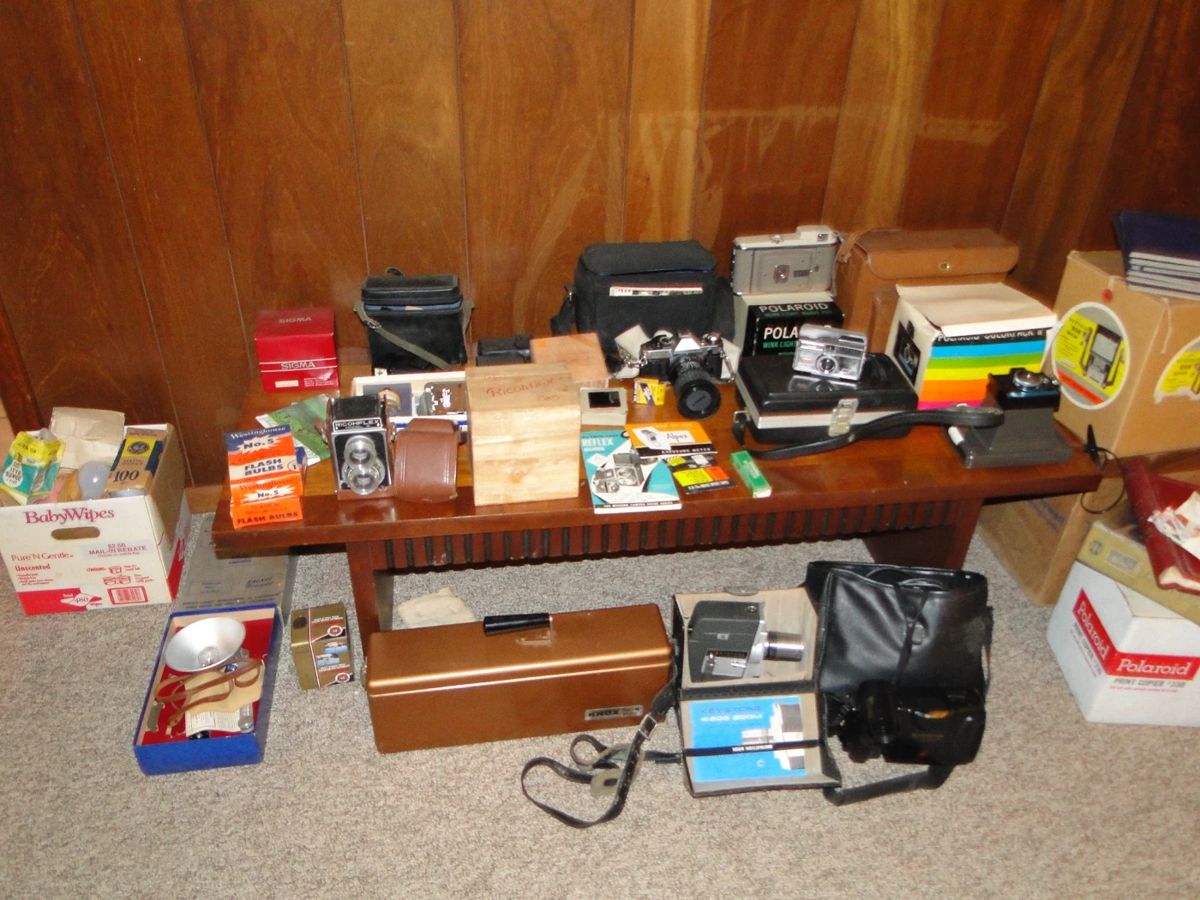 Vintage Camera collection, some in original boxes