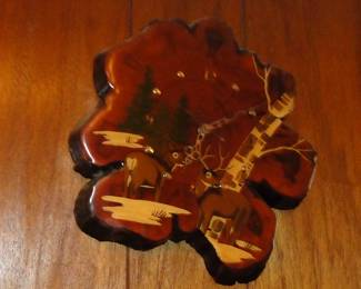 Tree art clock